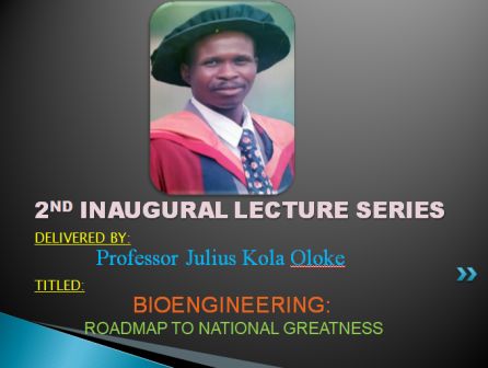 LAUTECH 2nd Inaugural Lecture Series