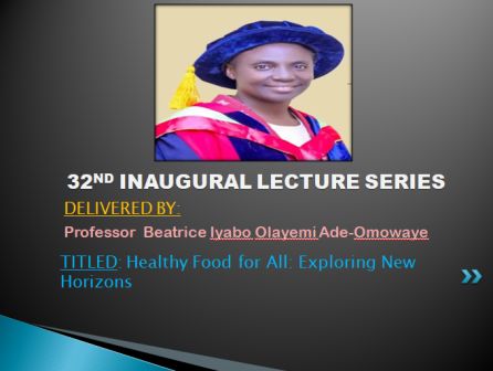 LAUTECH 32nd Inaugural Lecture Series