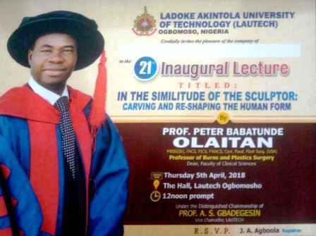 LAUTECH 21st Inaugural Lecture Series